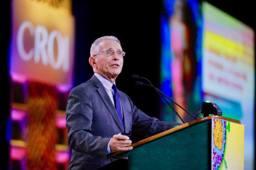 Anthony Fauci, head of NIAID, at CROI 2019