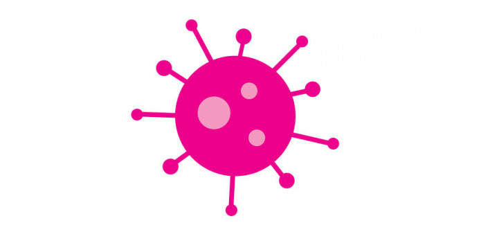 HEP C Virus Particle illustration