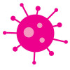 HEP C Virus Particle illustration