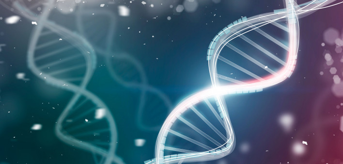 illustration of DNA Strands