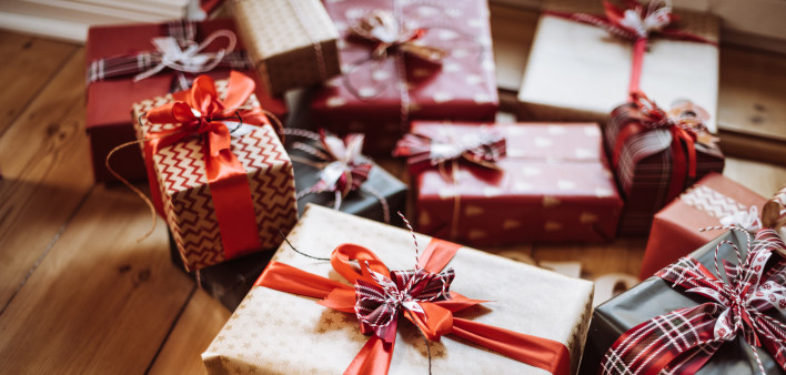 Christmas gifts at home