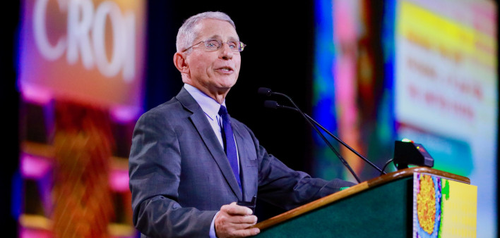 Anthony Fauci, head of NIAID, at CROI 2019