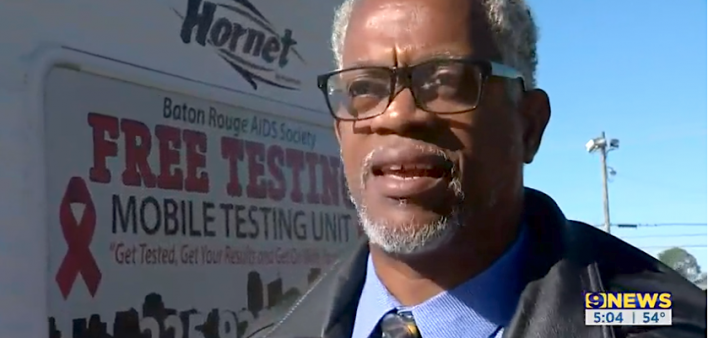 The Reverend A.J. Johnson, founder of Baton Rouge AIDS Society