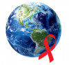 Globe Earth Red Ribbon