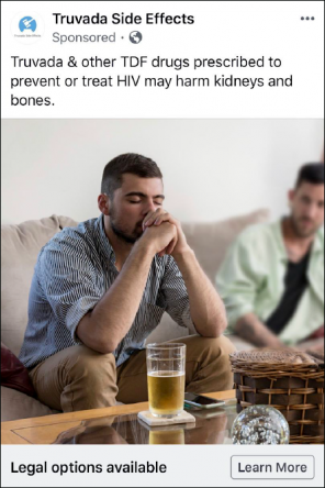 LGBT and HIV groups claim advertisements like these promote misinformation about PrEP.