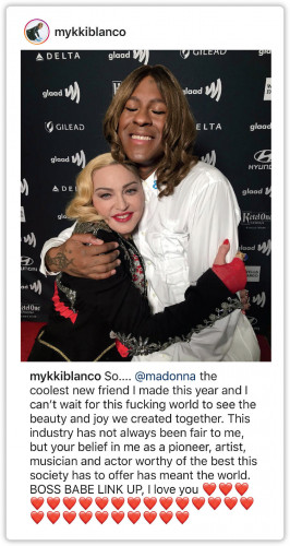 Instagram post by Mykki Blanco Madonna