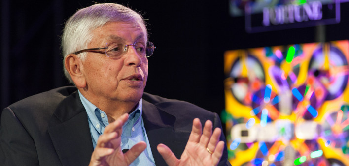 Former NBA commissioner David Stern