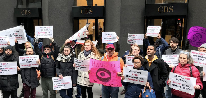 Protests against HIV stigma and for bail reform.