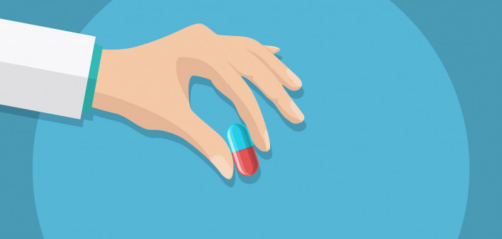 taking the pill one hand to another