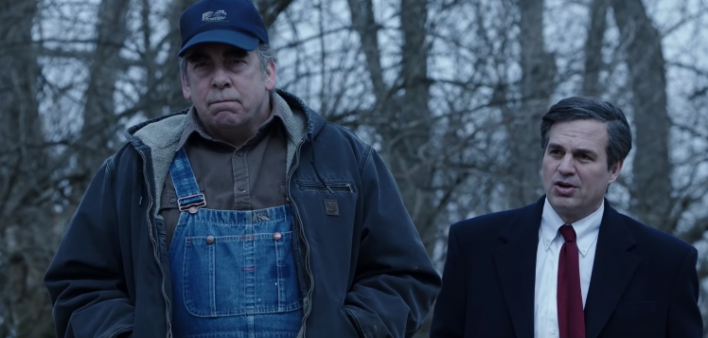 Bill Camp (left) and Mark Ruffalo in Dark Waters