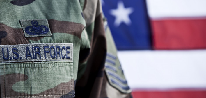 Patriotic American Soldier Air Force