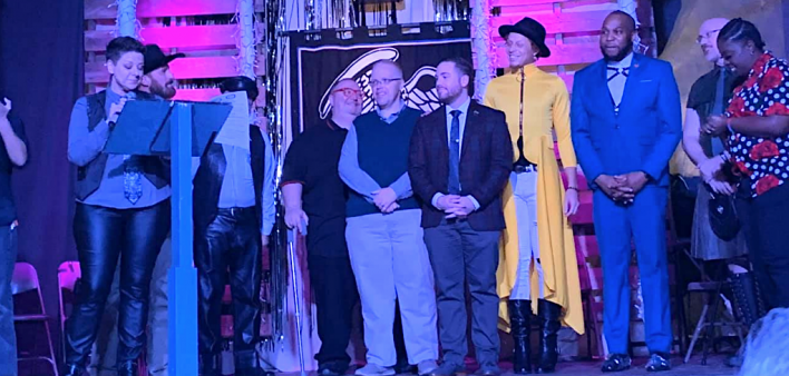 A scene from BHT’s 2019-2020 Grant Awards Reception at the DC Eagle