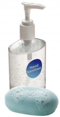 liquid soap and bar soap