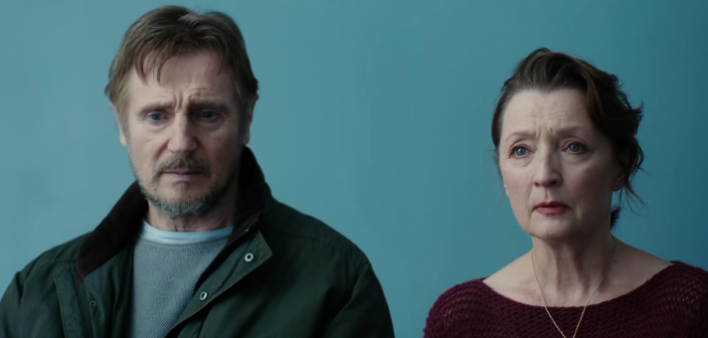 Liam Neeson and Lesley Manville