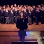 Kaylee Rodgers, who has autism and attention deficit hyperactivity disorder (ADHD), singing Leonard Cohen's Hallelujah