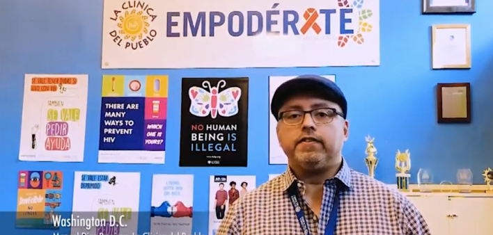 Manuel Diaz-Ramirez of La Clínica del Pueblo  promotes the National Hispanic/Latinx Health Leadership Summit 2020.