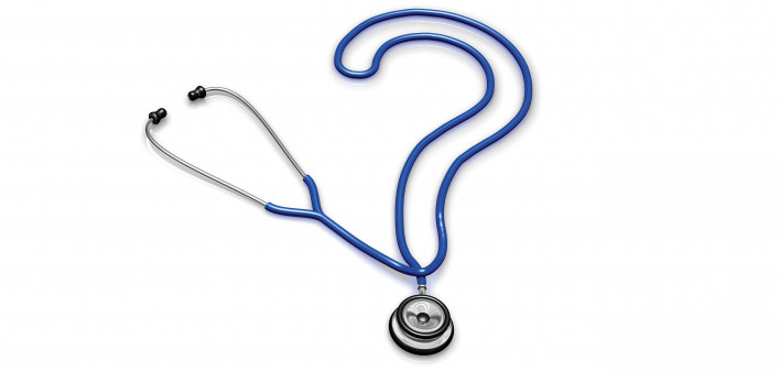 stethoscope question mark illustration