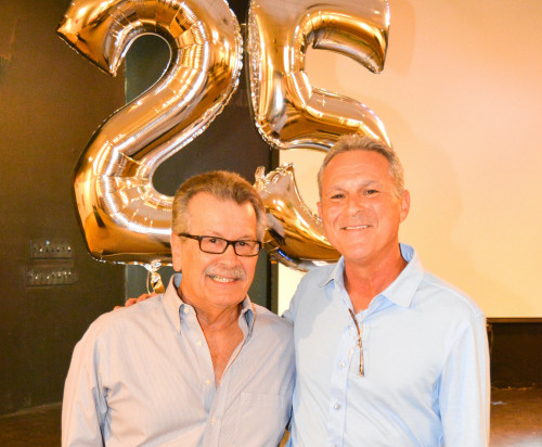 From left: Campbell Foundation trustee Bill Venuti and executive director Ken Rapkin The Campbell Foundation