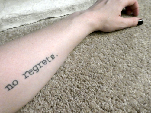 A self-portrait by Kelly Gluckman