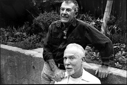 Thom Gunn (left) and Mike Kitay