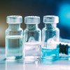 vaccine vials and needles