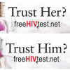 Two billboards in AIDS Healthcare Foundation's new campaign.