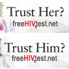Two billboards in AIDS Healthcare Foundation's new campaign.