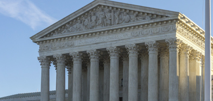  Flags fly at half-staff at the United States Supreme Court as the sun rises on the first day after Justice Antonin Scalia’s death was announced.