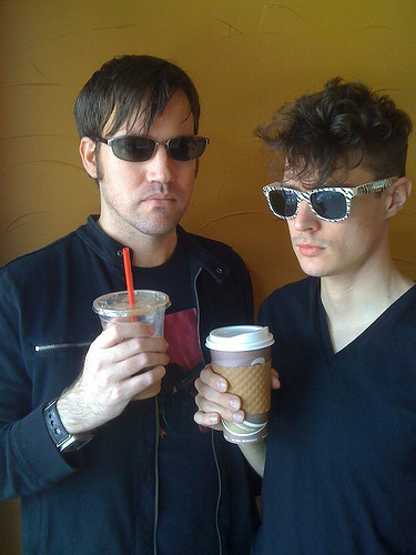 A lot of bands have far worse habits than mine, such as drugs, booze, loose women/men and spandex. But for Synthetic Division, the thing that fuels us are iced mochas. (Well, Josh prefers a hot drink, but he is forgiven.)