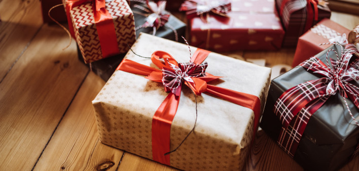 Christmas gifts at home