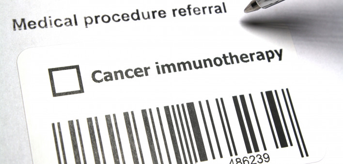 Cancer immunotherapy bar code pen