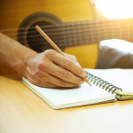 Writing music with guitar