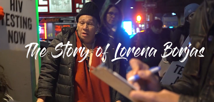 Queens Public Television documented Lorena Borjas’s HIV education and testing on the streets of New York.