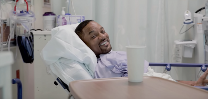 Will Smith after his first colonoscopy on August 21.