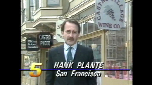 Hank Plante reporting on the early AIDS epidemic in the Castro District of San Francisco