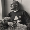 Larry Kramer, New York City, 1989. 15" x 15" gelatin silver print.