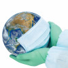 glove mask goved hands PPE