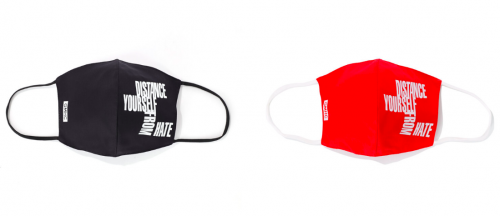 GMHC face masks for “Distance Yourself From Hate”