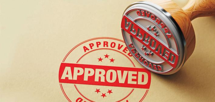 approved stamp