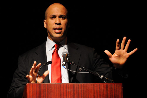 The Honorable Cory Booker, Mayor City of Newark, speaks at the Russ Berrie Awards for Making A Difference Celebration on May 3, 2011 at Ramapo College of New Jersey.