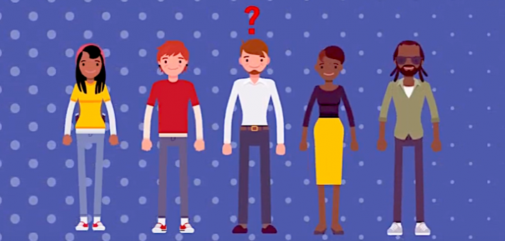 A scene from “Doing It—Know Your HIV Status”