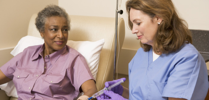Nurse Giving Patient Injection