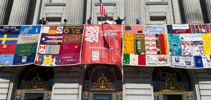 AIDS 2020, AIDS quilt, National AIDS Memorial