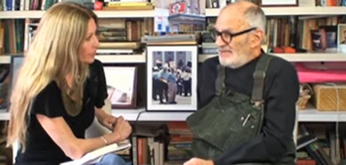 Regan Hofmann and Larry Kramer