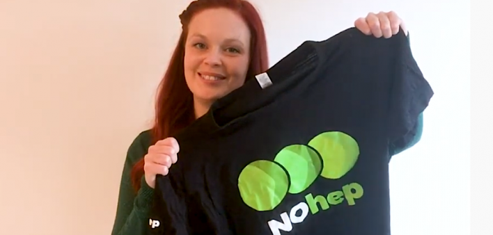 An image from a World Hepatitis Day virtual relay video