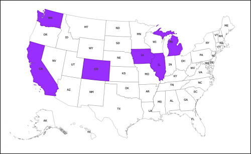 States that passed HIV criminalization laws from 2011 to present