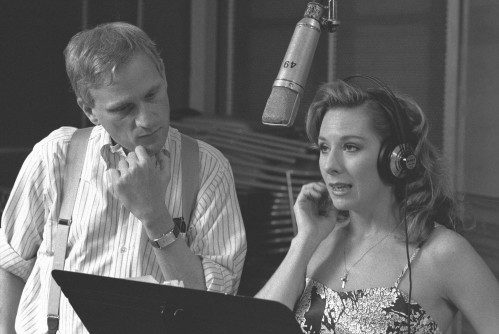 Howard Ashman and Paige O'Hara