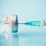 vial and needle vaccine injection medication