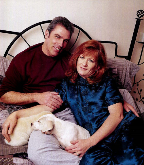 Robert Olufs, 40, HIV positive, Los Angeles; Cathy Olufs, 37, HIV positive, Los Angeles