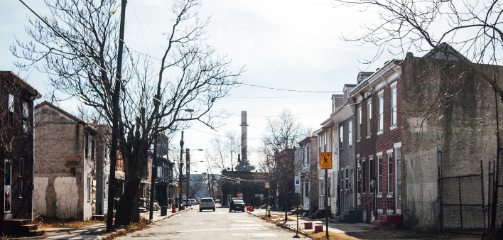 Inner city streets - Camden, NJ, USA
